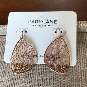 Rose gold earrings